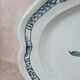 Large antique blue earthenware dish
