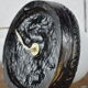 Vintage cobra lamp in black resin