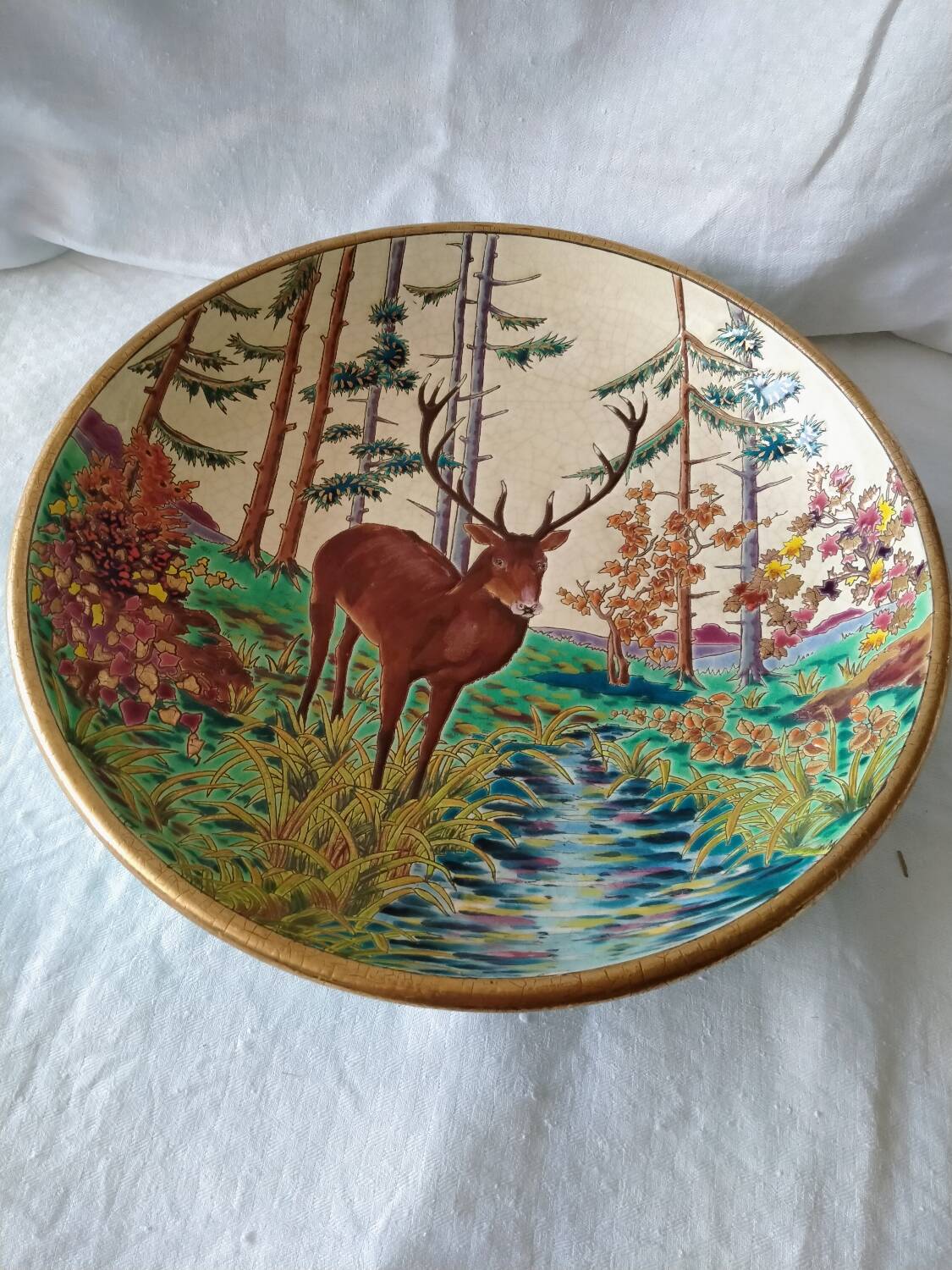 Large Longwy Dish