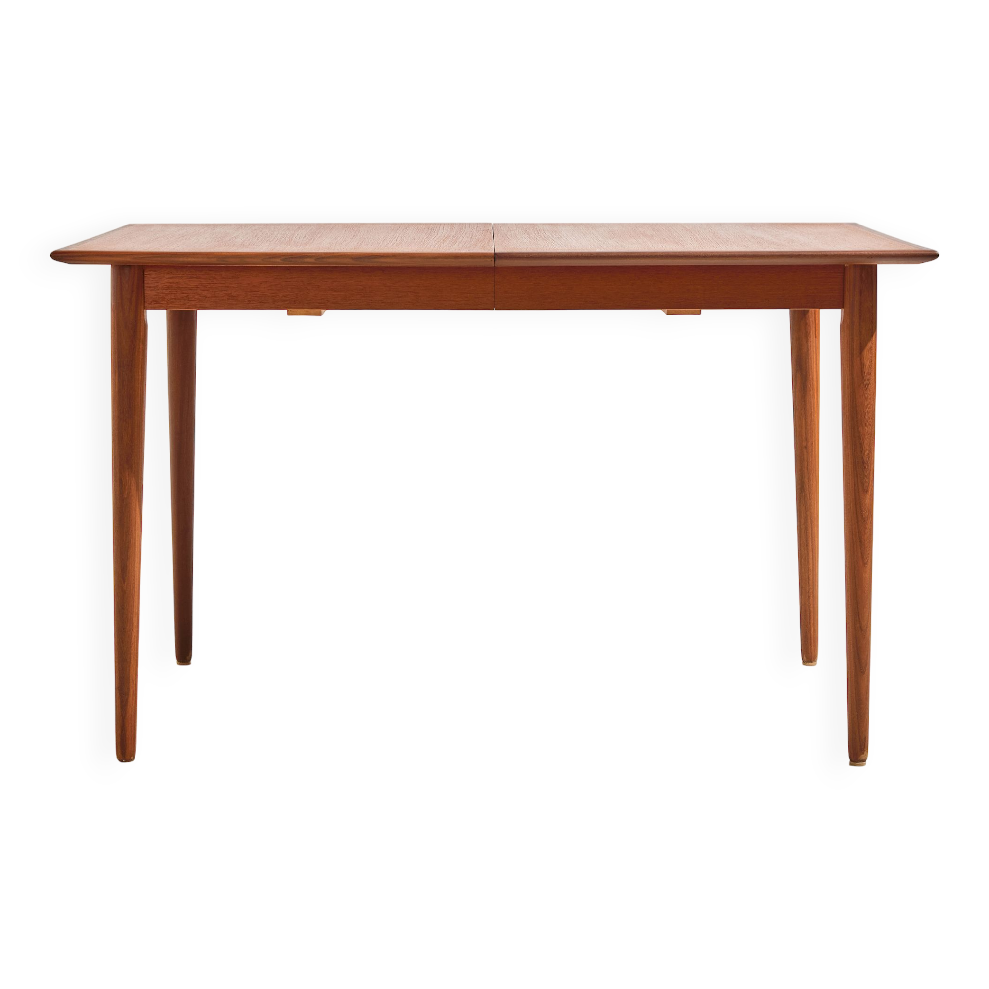 Restored teak dining table