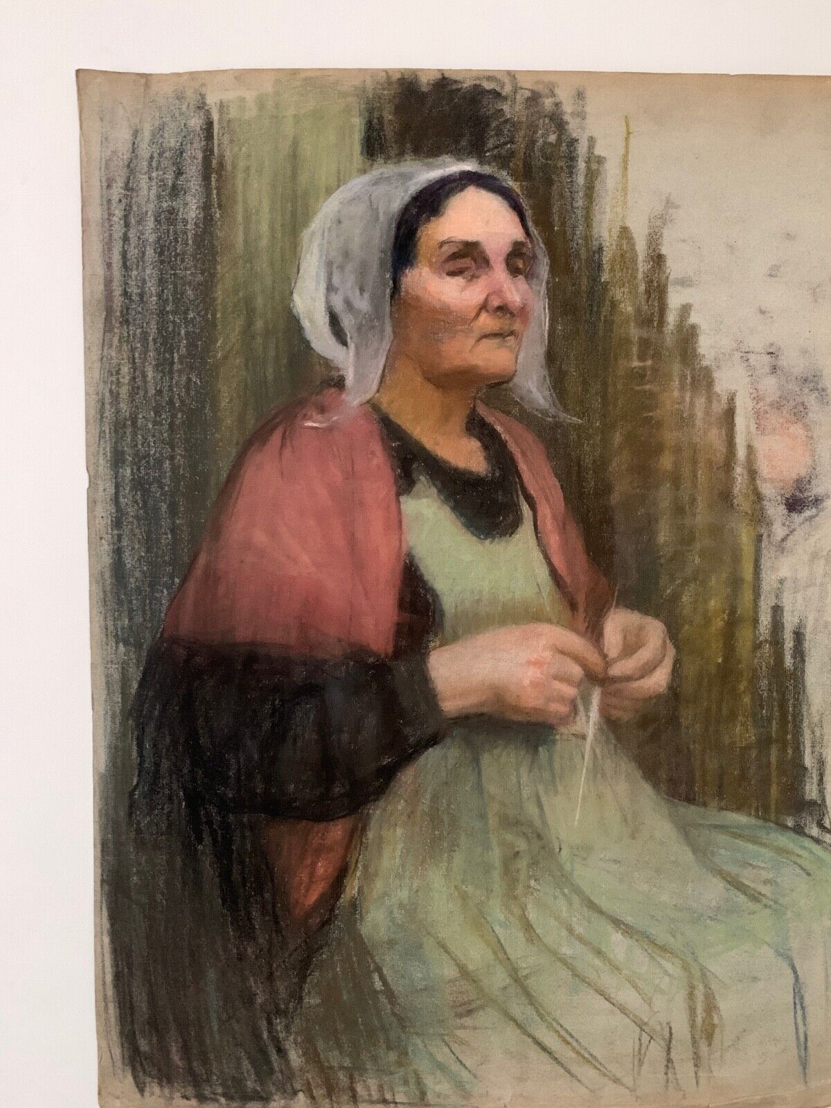 Pastel g guillot by breton raffaillac with double-sided knitting