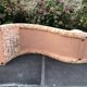 80s design coffee table. made of Mactan travertine stones from Magnussen ponte.