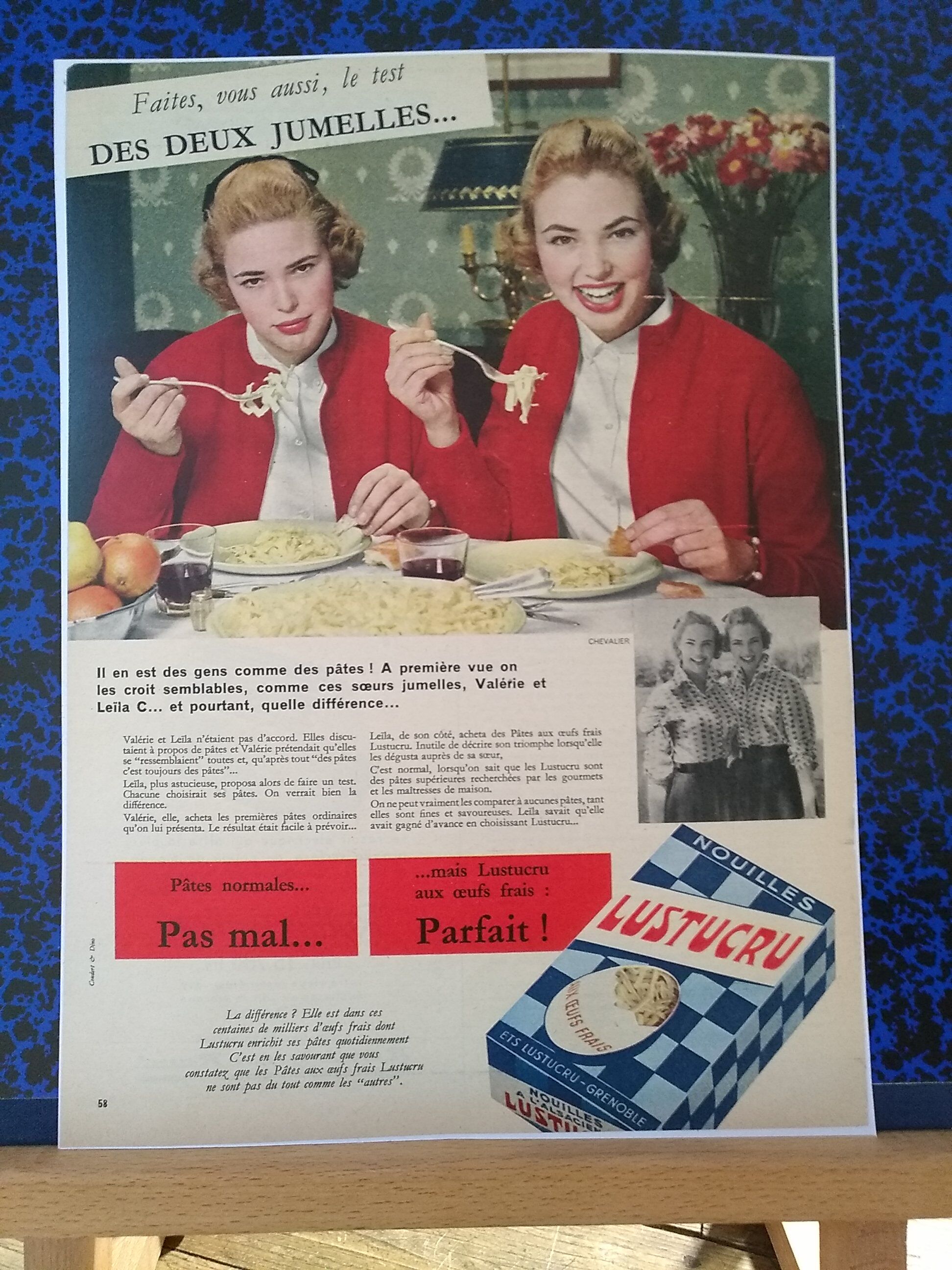 A Lustucru pulp paper advertisement from period review