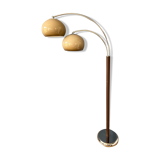 Vintage Dijkstra double bow mushroom floor lamp