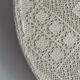 Applique, plafonnier suédois moderne en textile crocheté