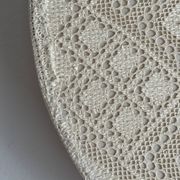 XL textile Plafond /ceiling lamp, swedish modern, crocheted