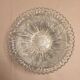 Chiseled glass bowl with palm patterns