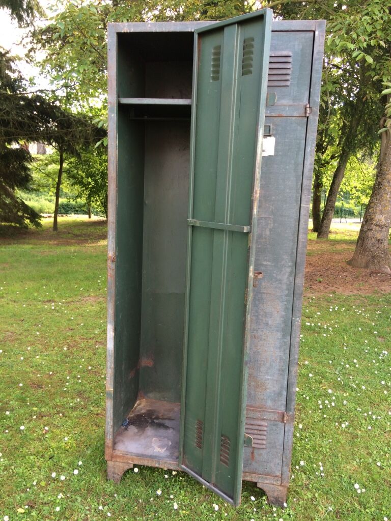 Locker metal cabinet factory 2 doors