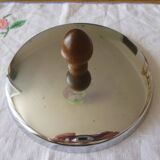 Enameled saucepan with lid 1970s