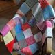 Plaid patchwork en laine