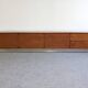 Low Space Age teak sideboard from the 60s/70s
