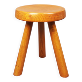 Stool "Les Arcs" by Charlotte Perriand