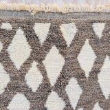 Handmade Beni Ourain wool rug 150/250cm