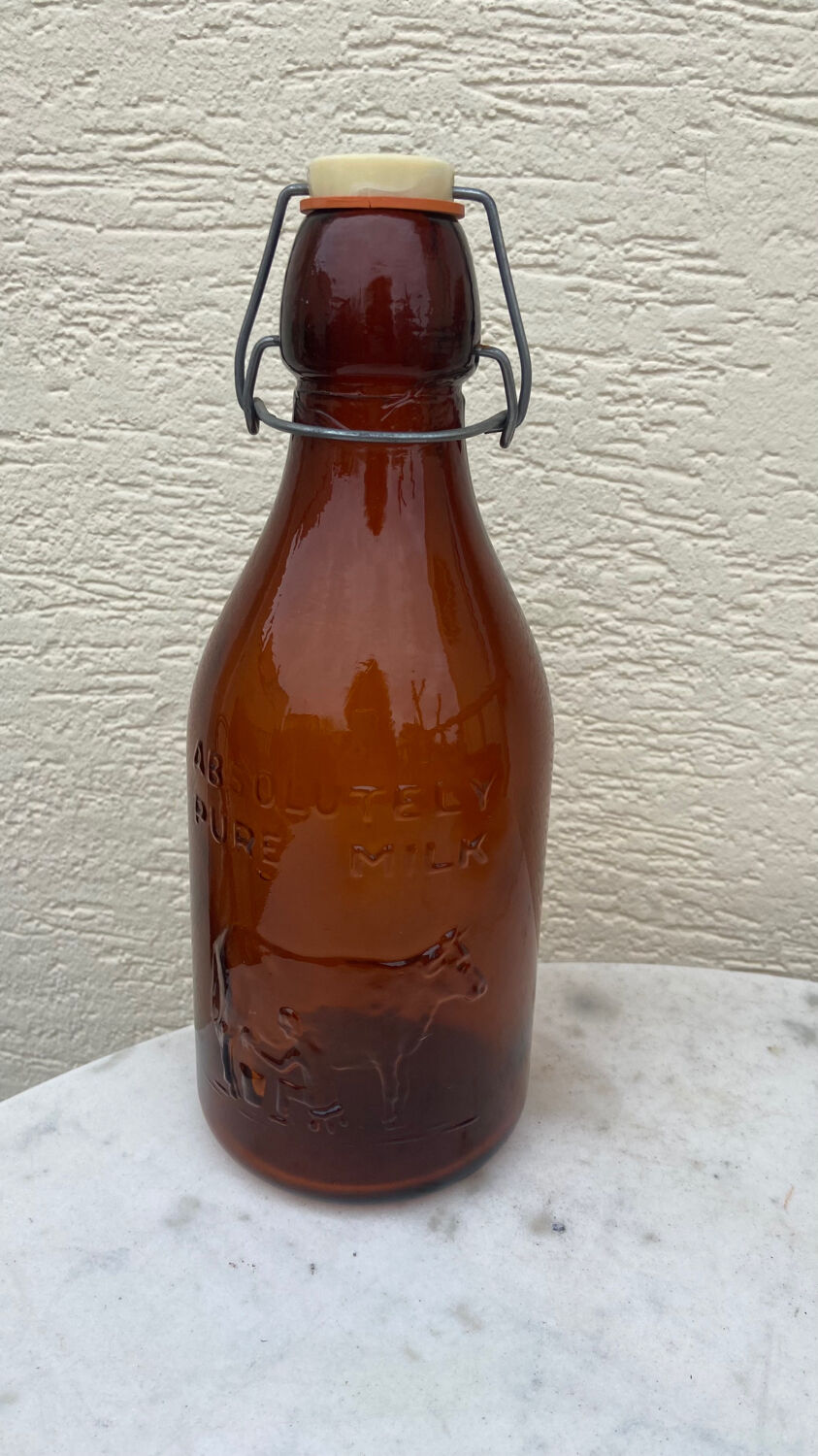 Milk bottle USA Chicago 1965 Thatcher's Dairy