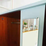 Painted wardrobe from the 50s