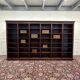 Large Classic English Open Bookcase