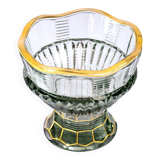 Bohemian crystal vase Maison Moser 20th century