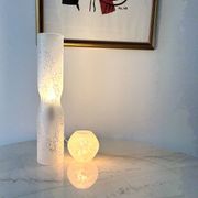 Paire lampes IKEA Knubbig  1990 par Michiko Nakata