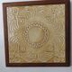 Wooden and ceramic trivet