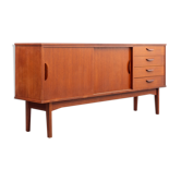 Enfilade en teck style scandinave porte coulissantes