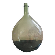 Dame-jeanne en verre soufflée verte 25l