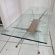 Coffee table with compass legs from the 60s