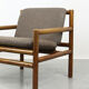 Mid-century modern minimalistic armchair