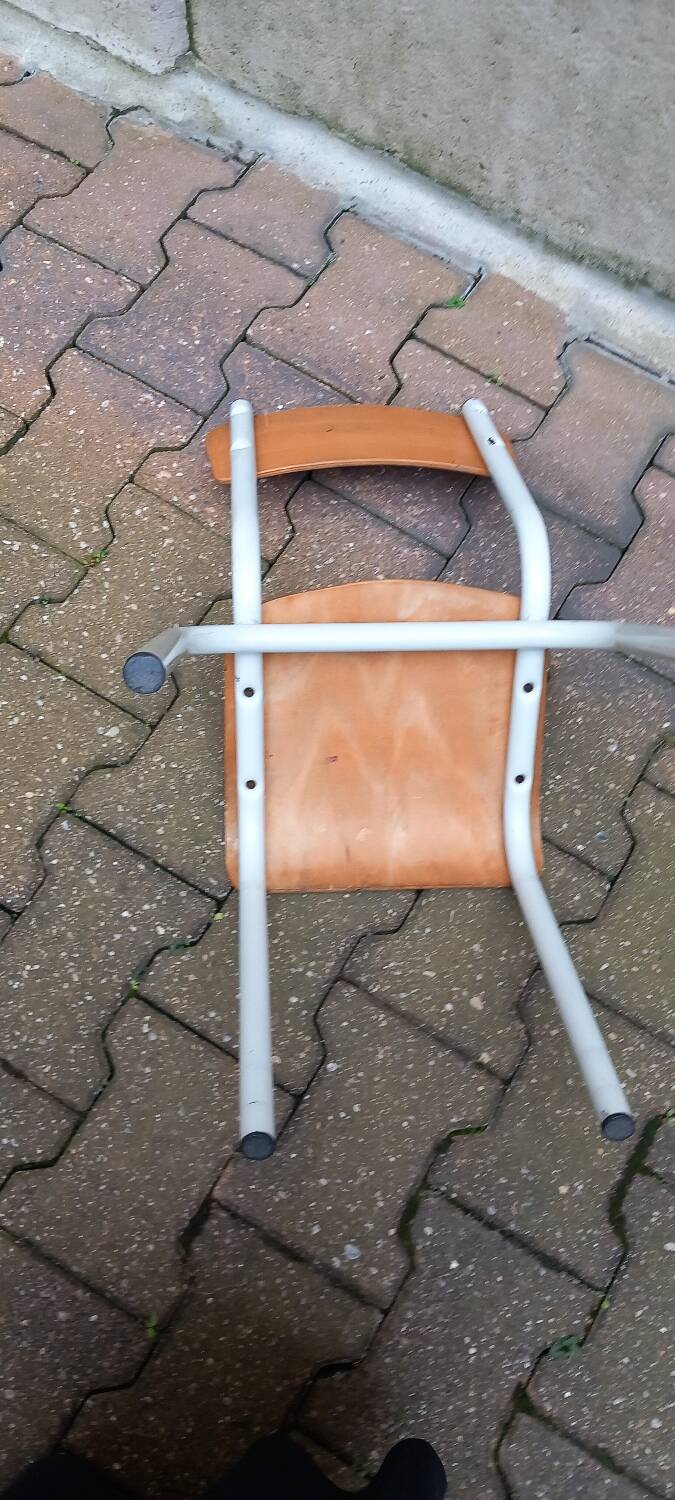 Vintage school chair