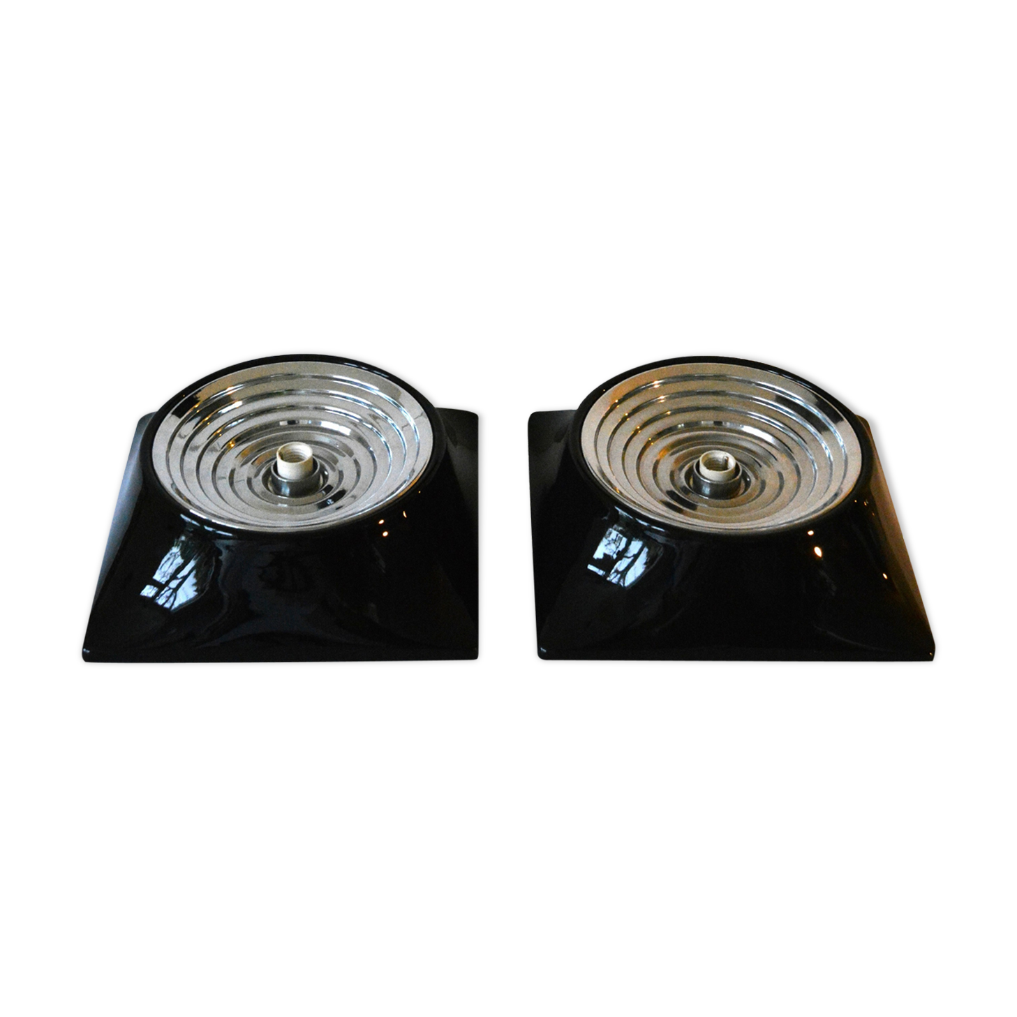 Set of 3 Stilnovo ceiling lights, 60, model 1369