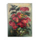 Tableau HSP "Bouquet d'hibiscus" Fleurs signé Jean Bart 1948