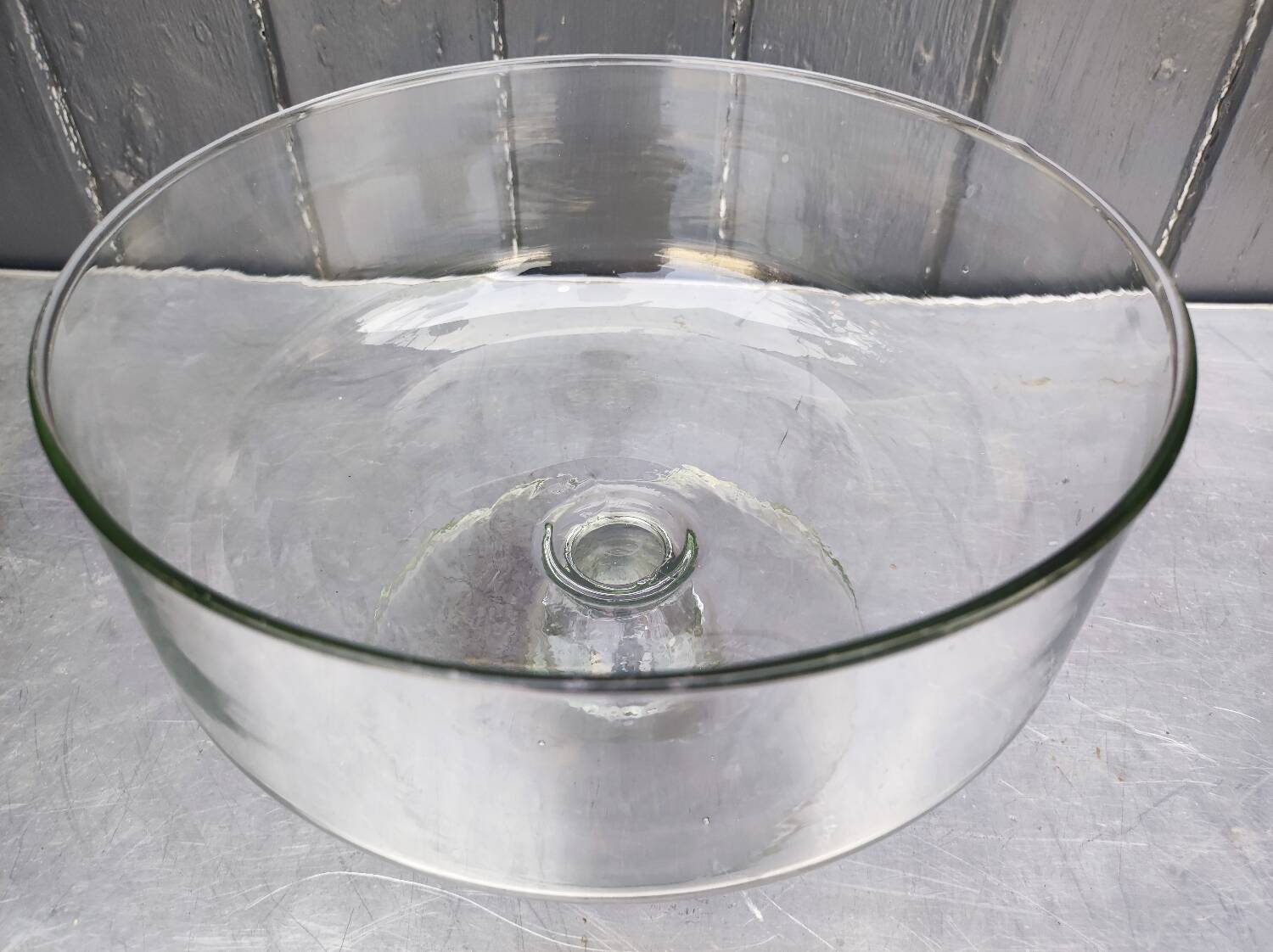 Bubble glass fruit bowl, 1970