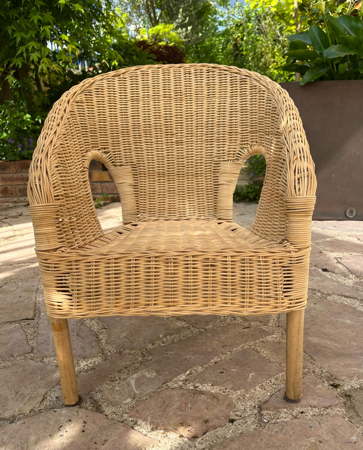 Wicker children's chair