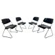 Mid-century modern dining chairs no. 614/3 by Klaus Franck for Wilkhahn