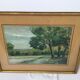 Landscape watercolor painting by F. Joerg