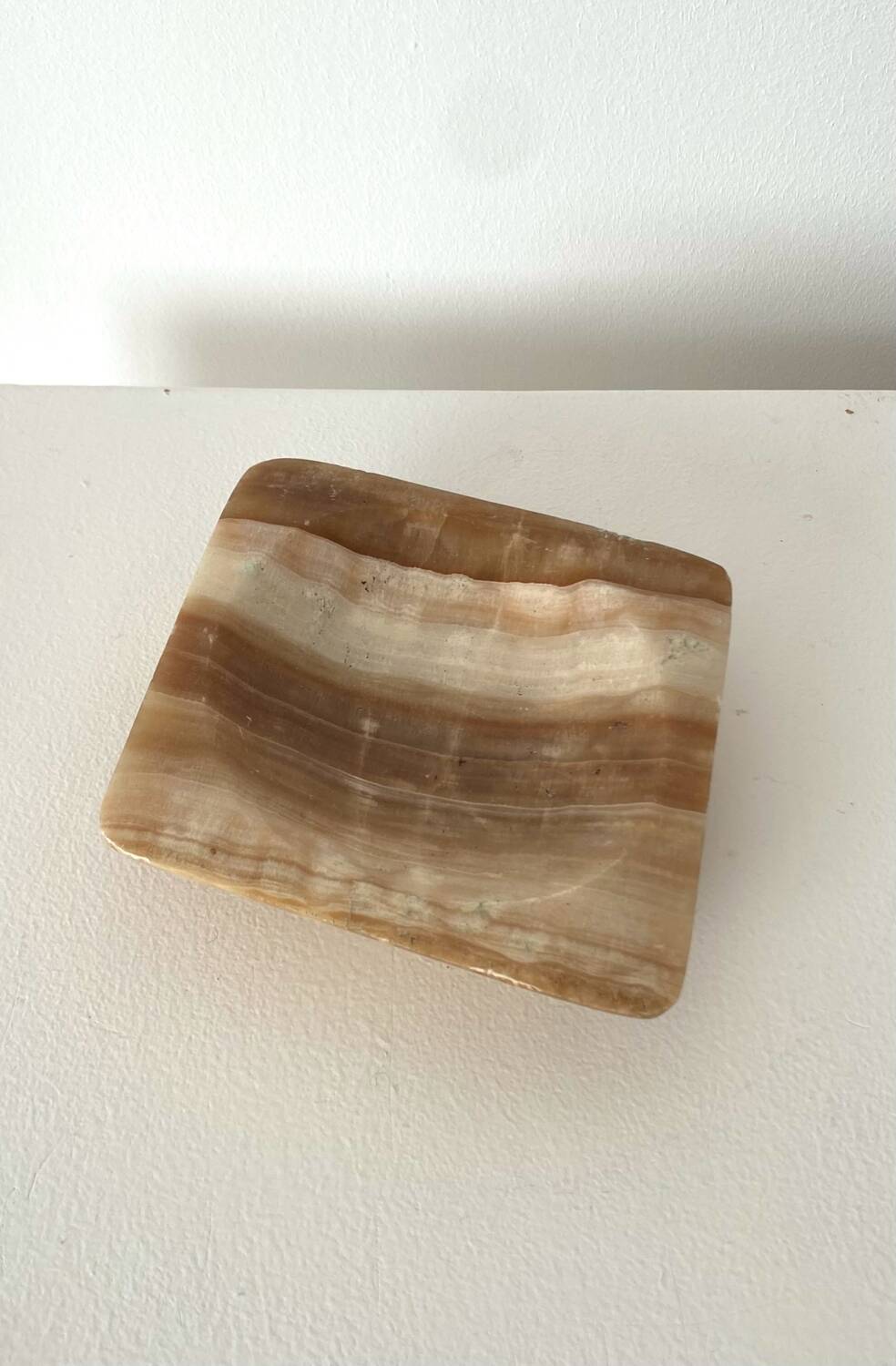 Pink marble pocket tray