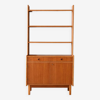 Vintage bookcase with storage compartment