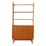Vintage bookcase with storage compartment