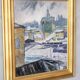 Peinture à l'huile de Bertil Landelius 1935