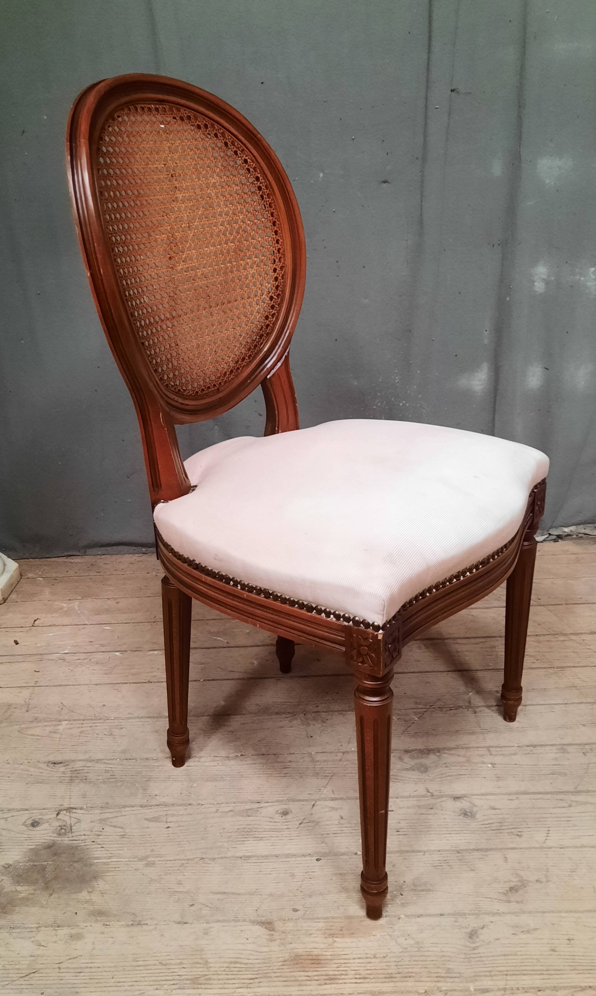 Set of 6 Louis XVI style chairs