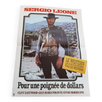 Affiche de cinéma, pour une poignée de dollars 40x60 cm