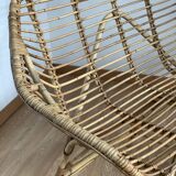 Rattan bench