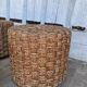 4 tabourets en bois et corde 1960