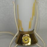 Vintage space age rocket table lamp by Leoš Nikel