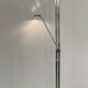 Chrome and brass floor lamp by Deknudt Belgium, 1980s