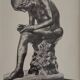Photograph of Spinario Young man removing a thorn from his foot XXth 31 x 37 cm