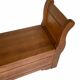 Trunk bench 2 places, cherry wood