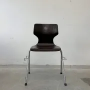 Ensemble de 4 chaises empilables, Pagwood (Pagholz), Allemagne, années 1960/70.