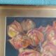 Pastel nature morte aux tulipes