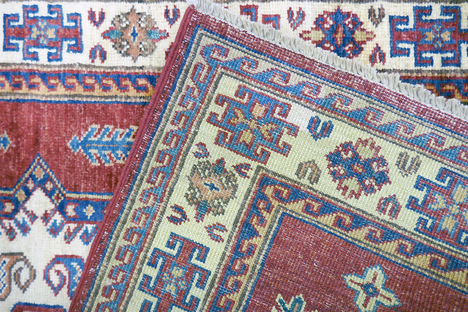 Oriental carpet "Kazak" extra fine 127 X 80 cm