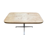 Table monte et baisse en pin Les Arcs 1969